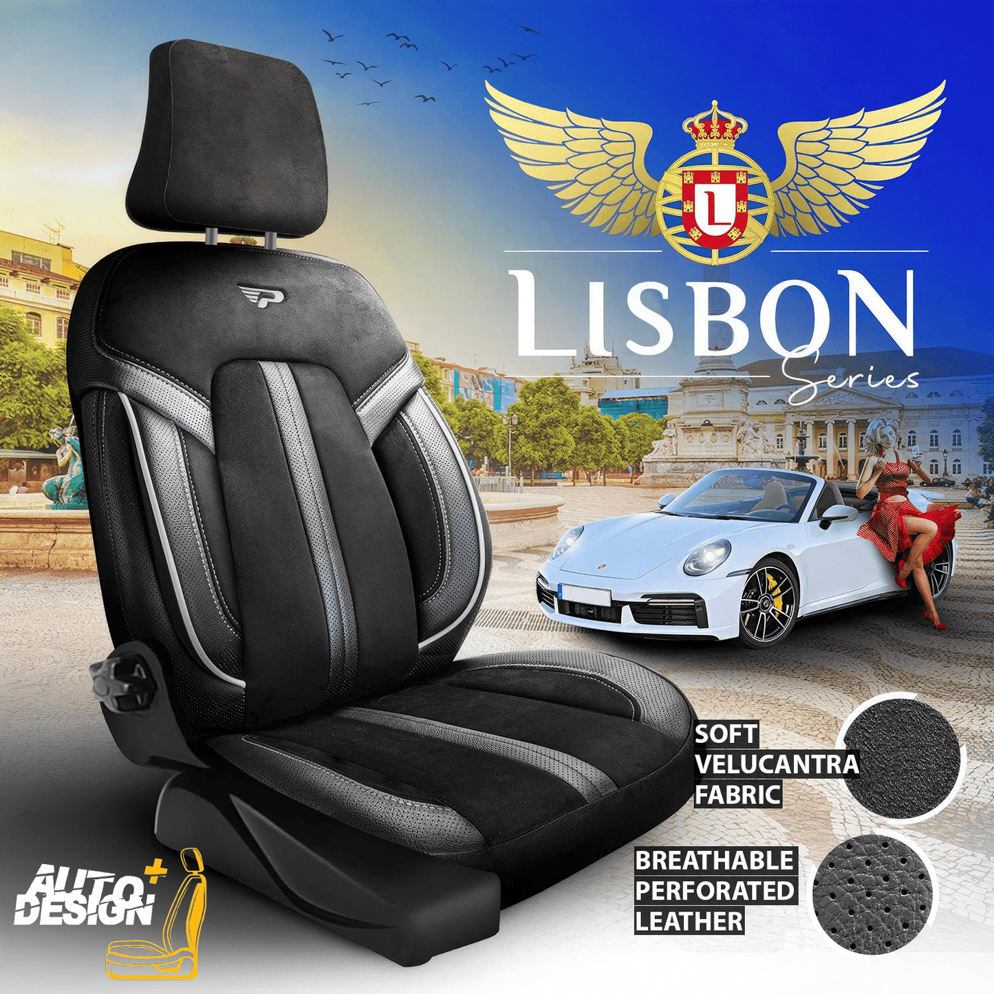 Housses de siège auto - Série Lisbonne