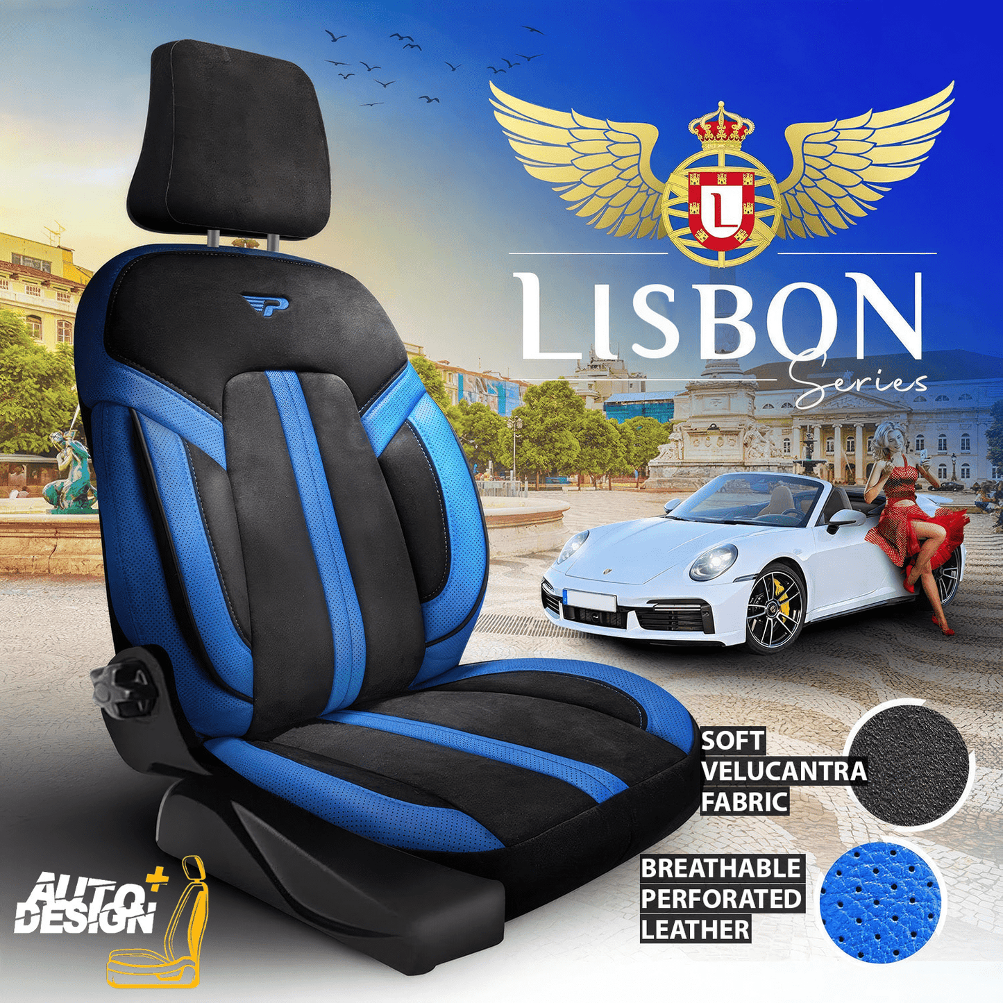 Housses de siège auto - Série Lisbonne