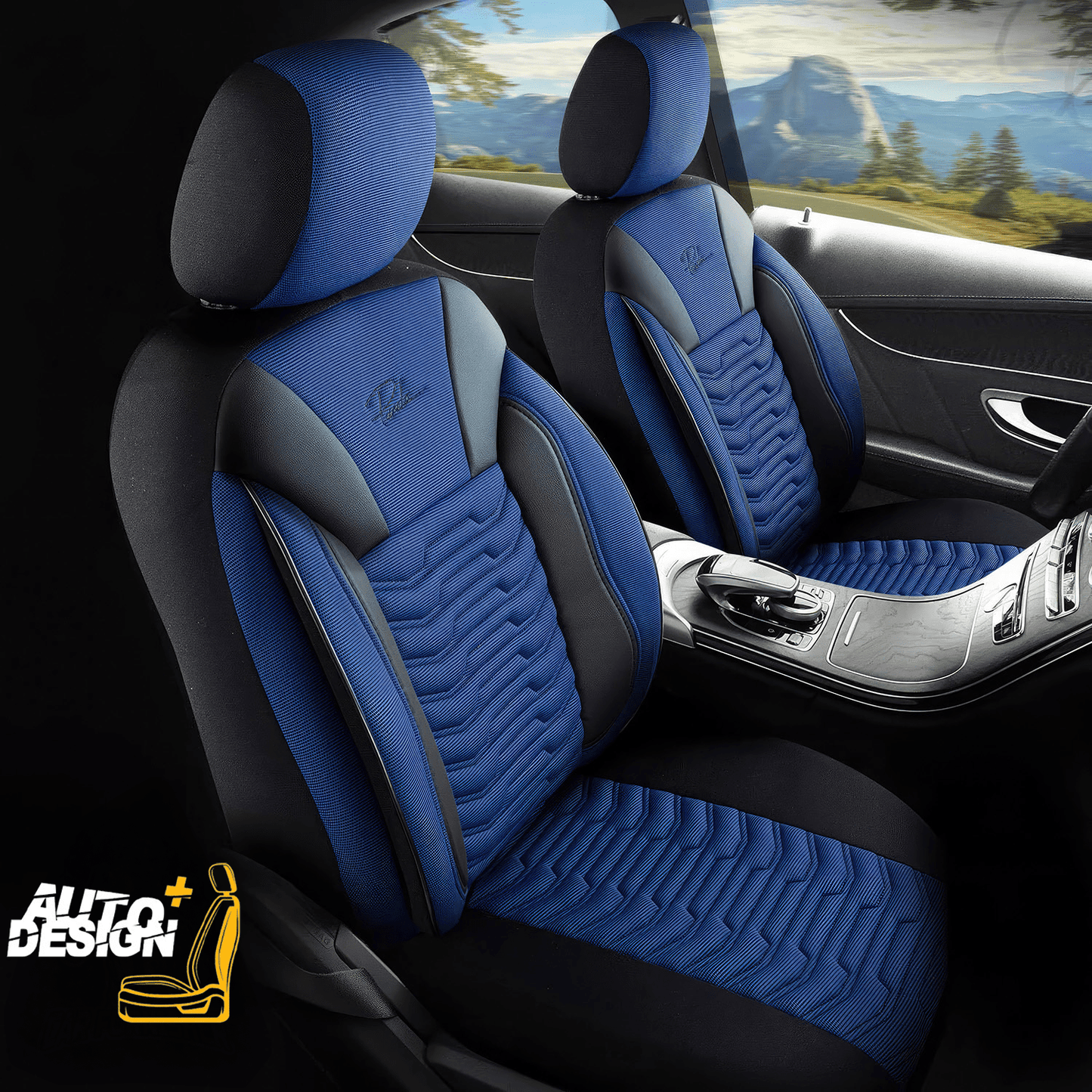 Car Seat Cover Set - Paris Series
