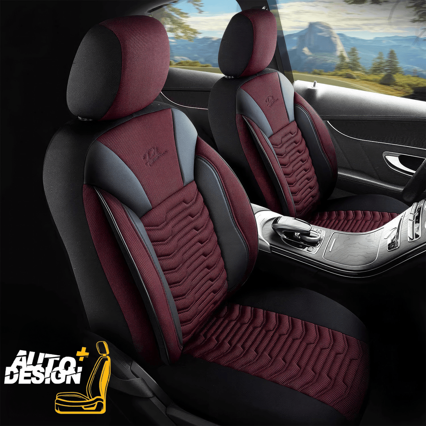 Car Seat Cover Set - Paris Series