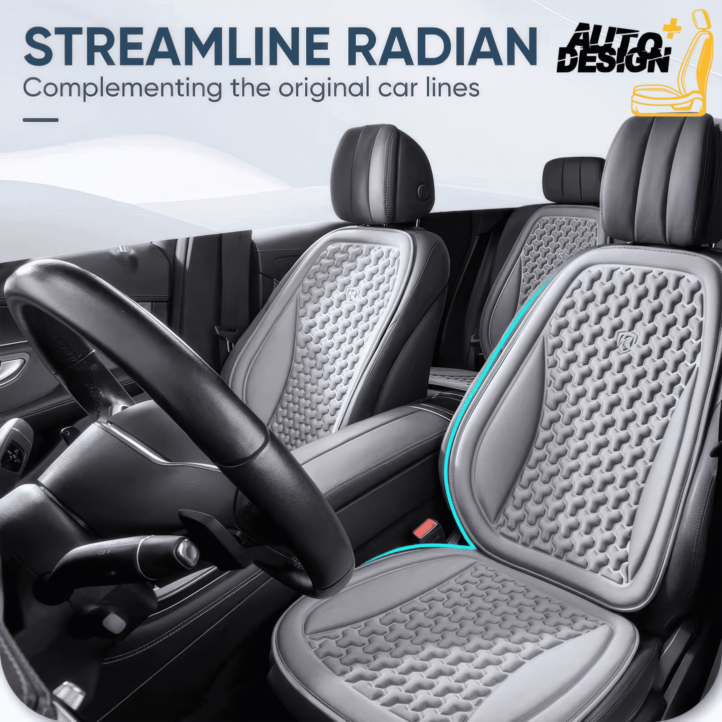 Car Seat Protector Set - Convex Design