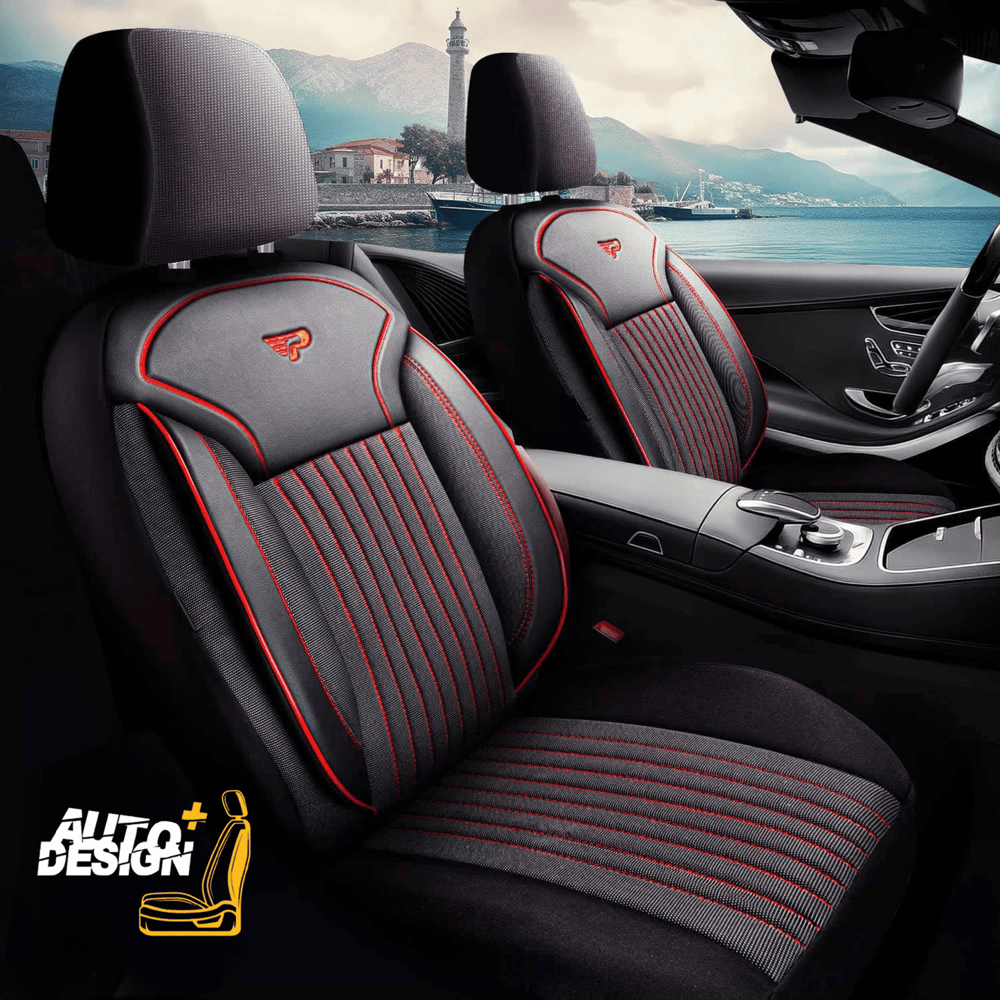 Car Seat Cover Set - Prague Series