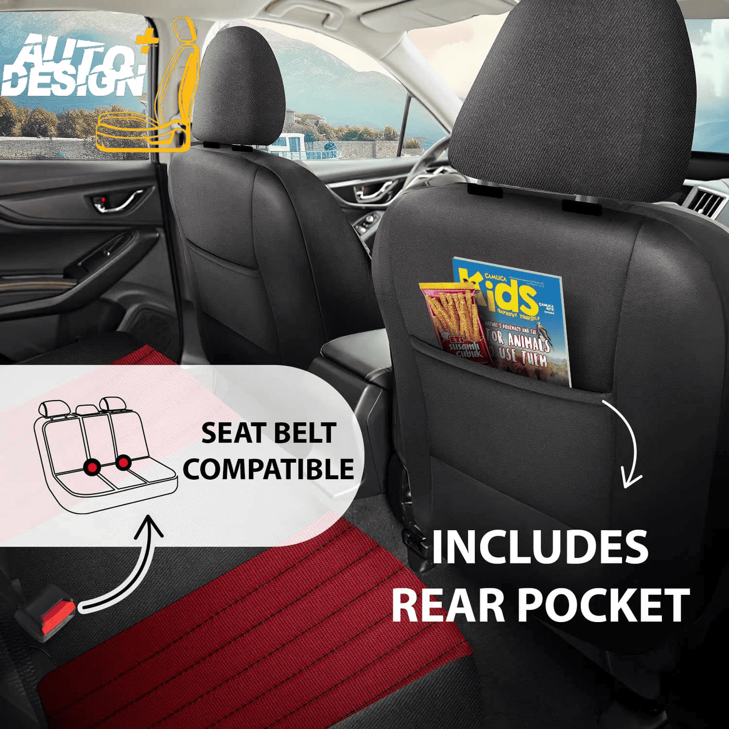 Car Seat Cover Set - Prague Series