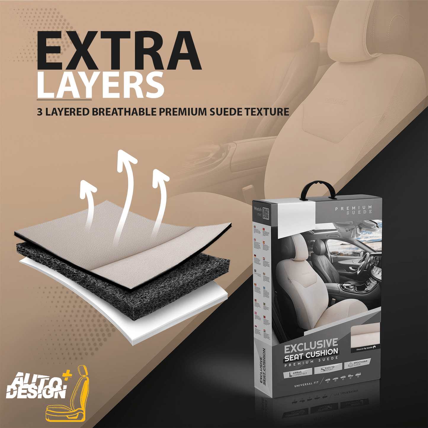 Car Seat Protector Set - Exclusive Linen Series