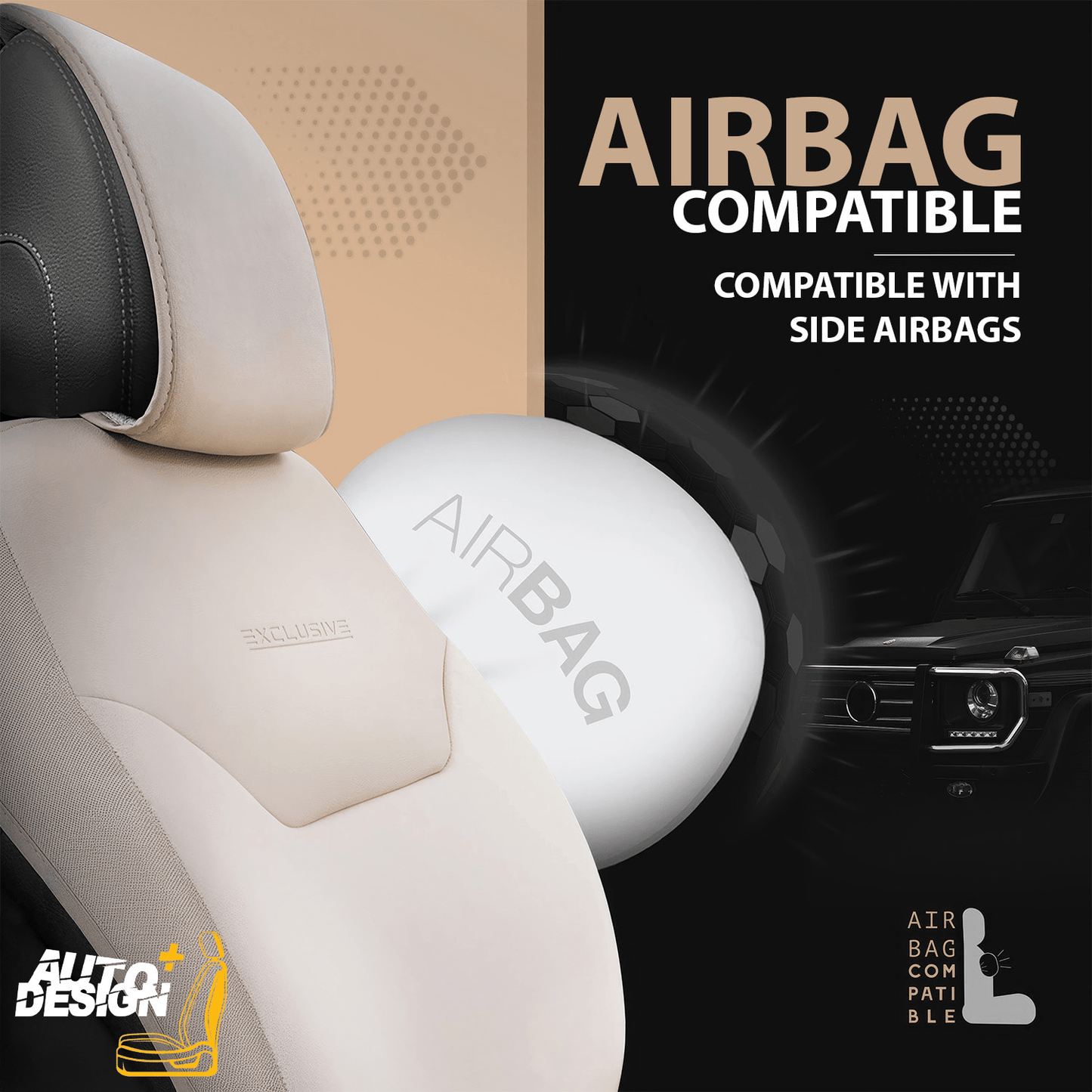 Car Seat Protector Set - Exclusive Linen Series