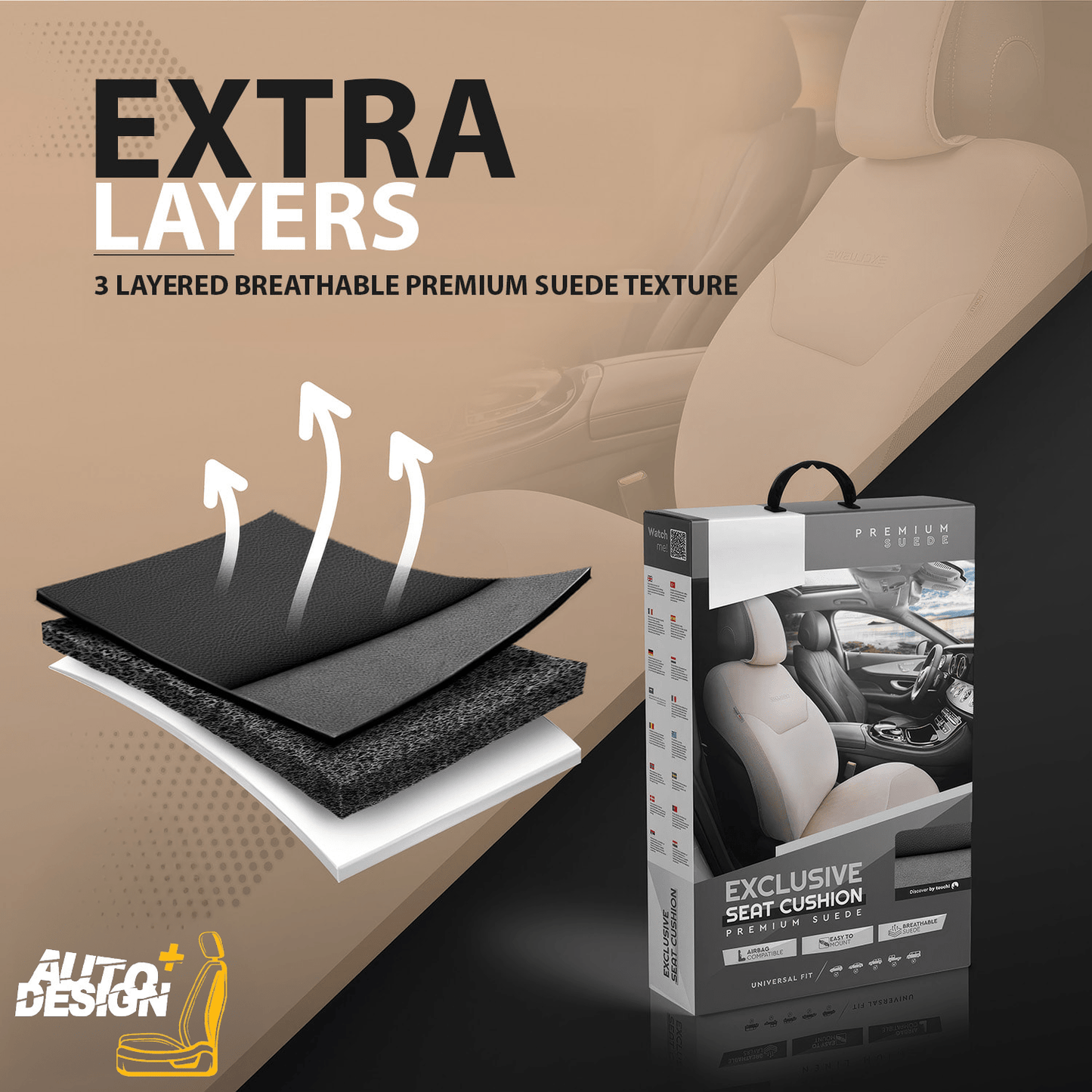 Car Seat Protector Set - Exclusive Linen Series