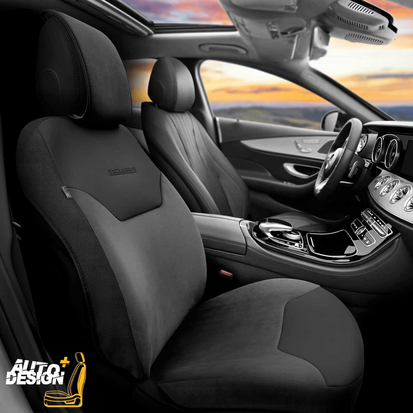 Car Seat Protector Set - Exclusive Linen Series