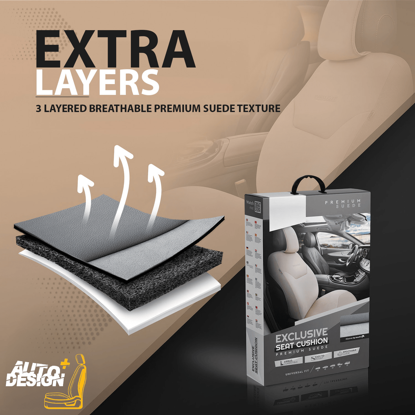 Car Seat Protector Set - Exclusive Linen Series