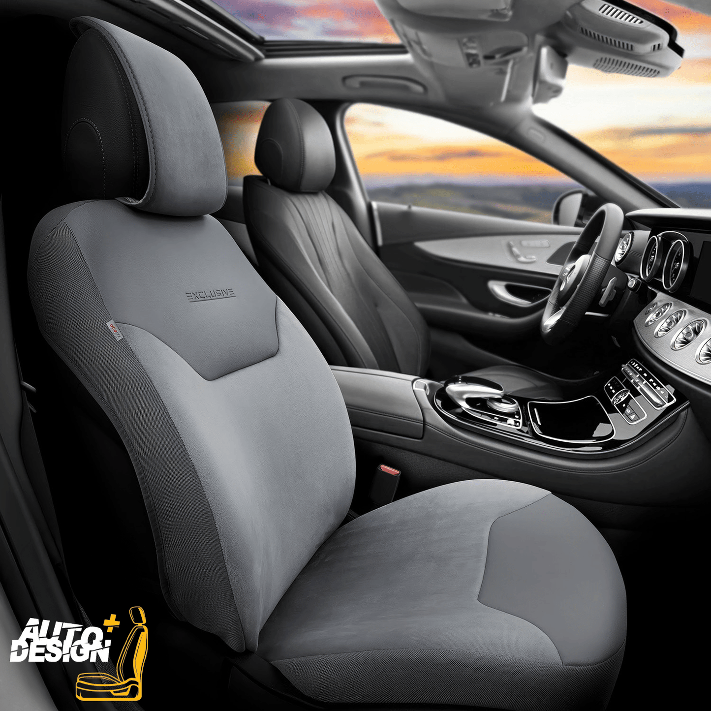 Car Seat Protector Set - Exclusive Linen Series