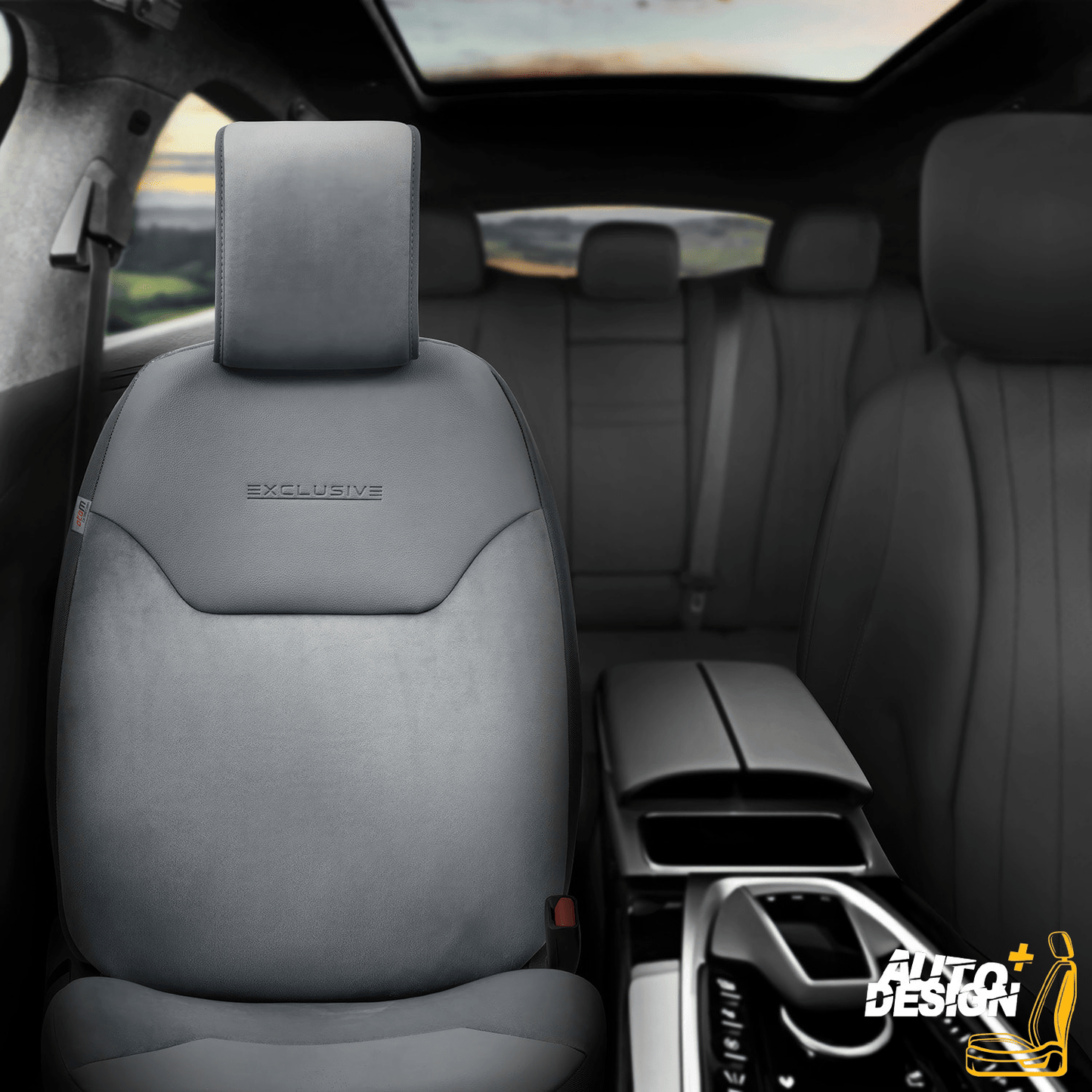 Car Seat Protector Set - Exclusive Linen Series