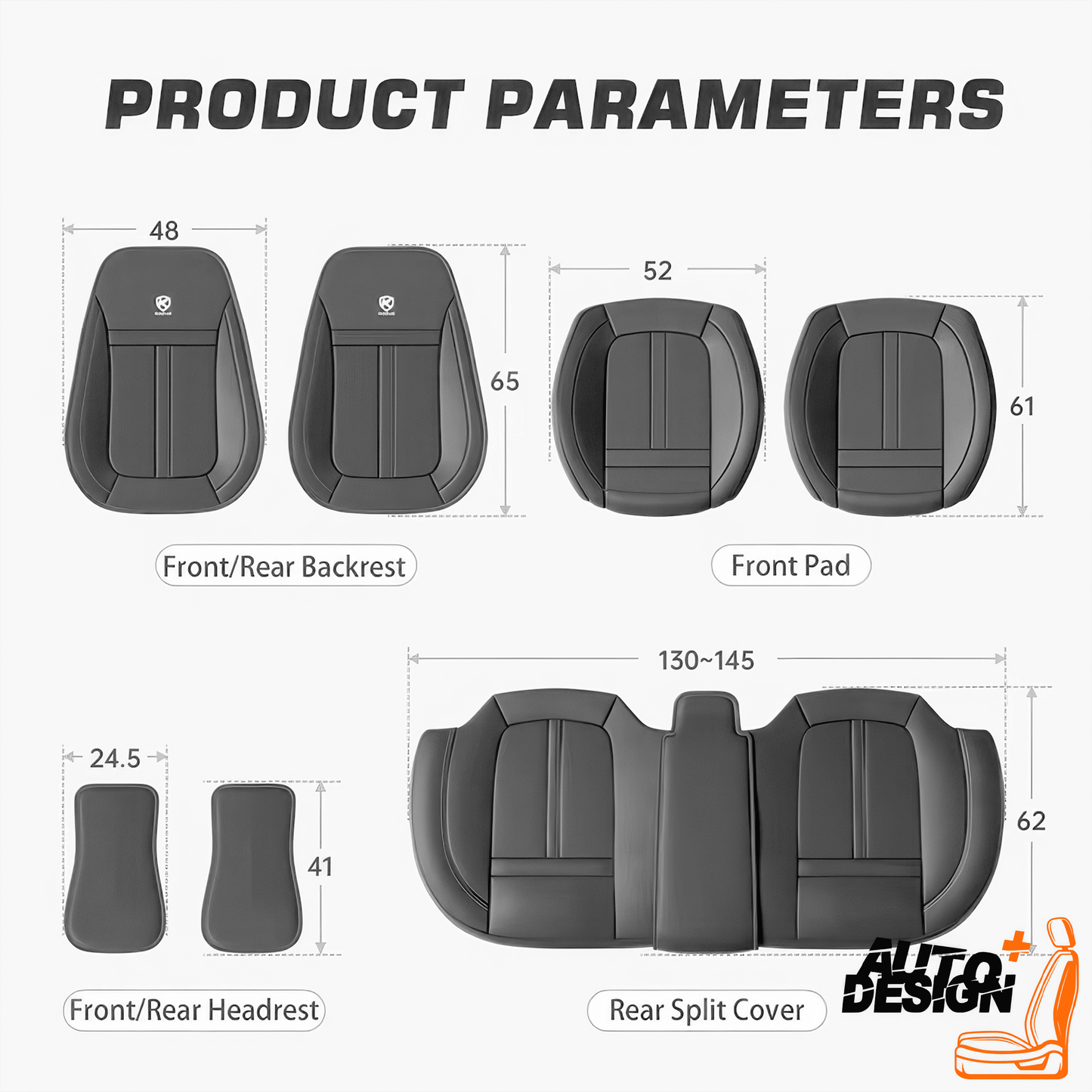 Car Seat Protector Set - Nappa Leather
