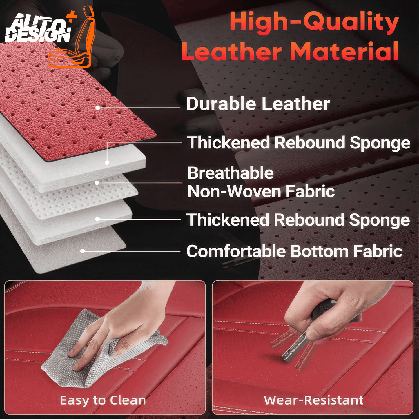 Car Seat Protector Set - Nappa Leather